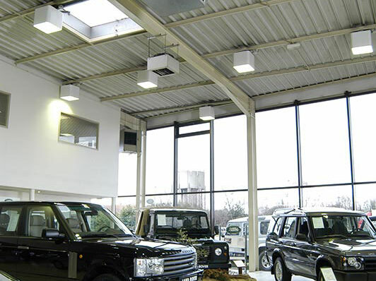 Climatizadores evaporativos concesionario automovil