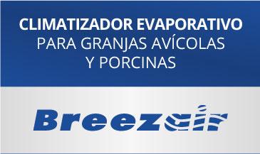 Ejemplo climatizacion evaporativa granja avicola porcina cerdos, Granjas avícolas y porcinas