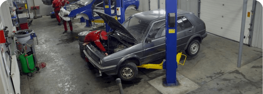 calefaccion industrial bajo consumo para talleres mecanicos de reparacion de automovil