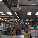 climatizacion evaporativa industrial en una fábrica de injección de plastico y pvc