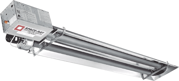 Calefaccion industrial tubo radiante a gas SpaceRay